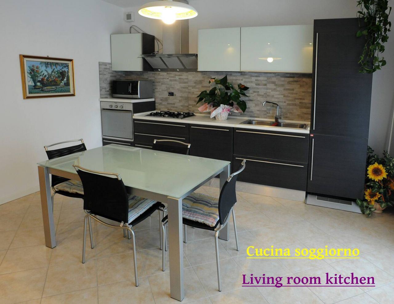 Trilocale arredato in affitto a Abano Terme