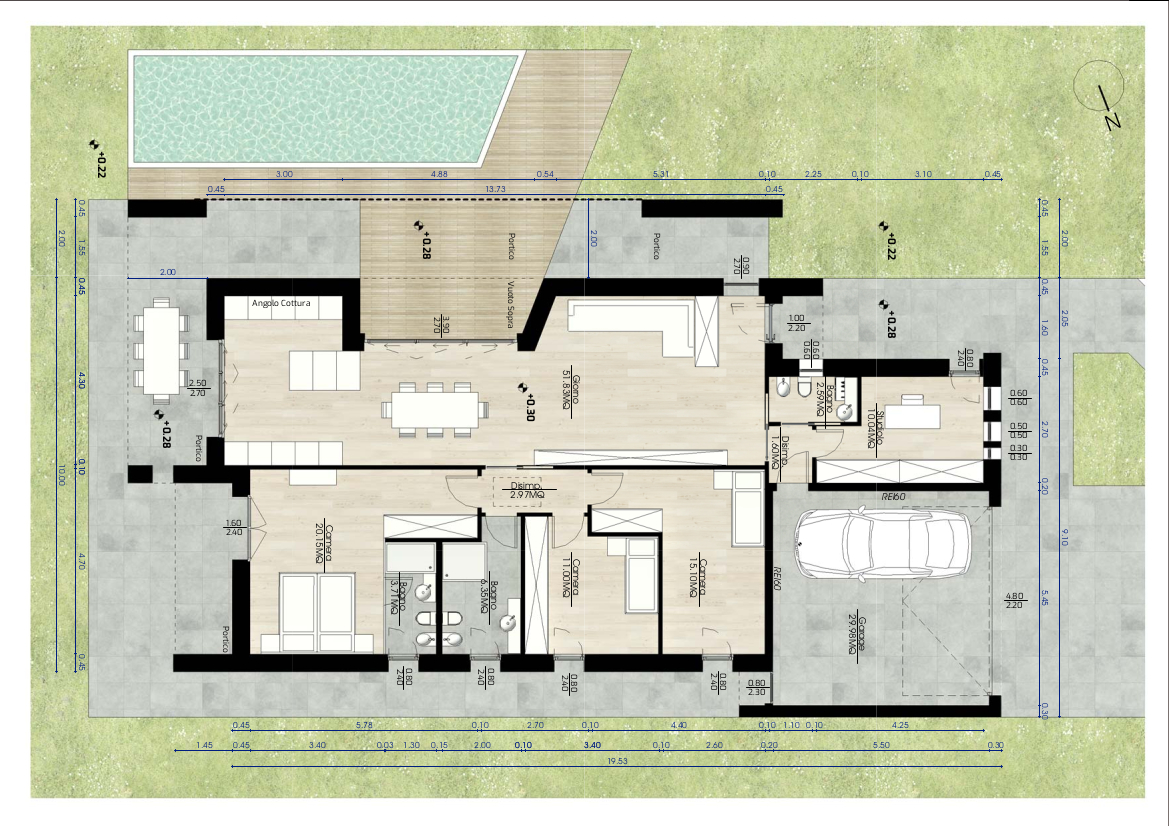 Villa con giardino a Abano Terme