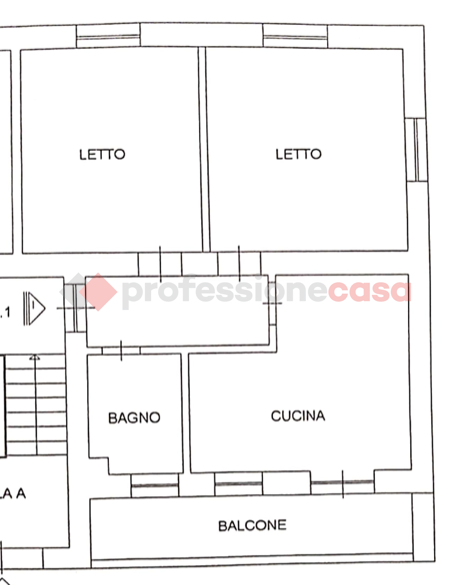 Trilocale arredato in affitto a Latina