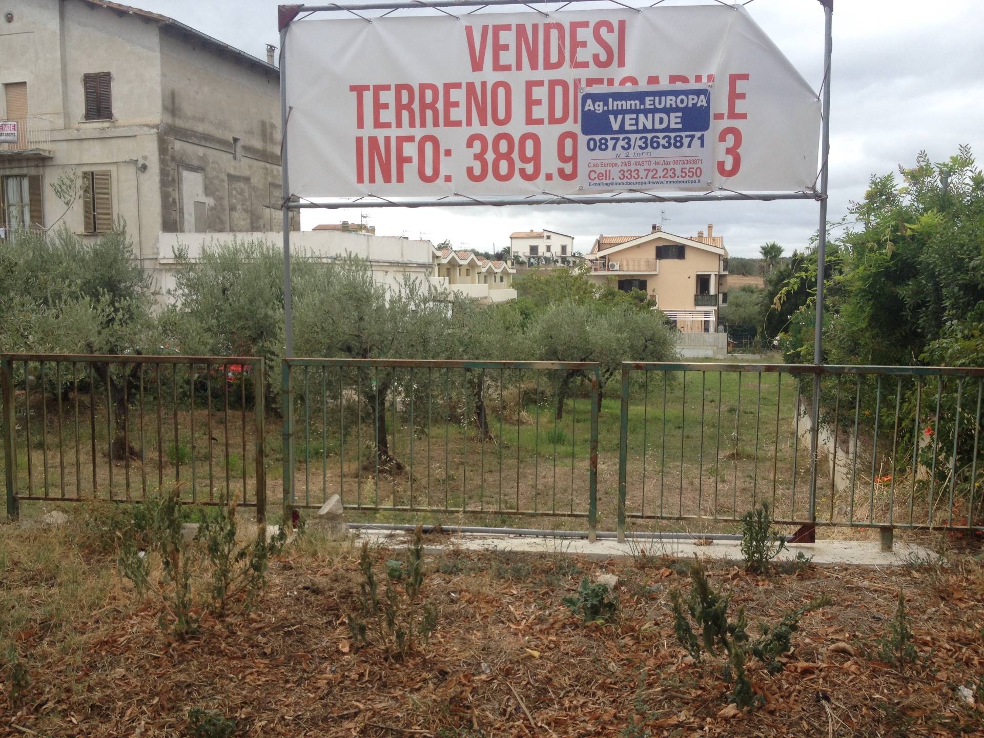 Terreno edificabile in vendita a Vasto, ZONA PERIFERICA
