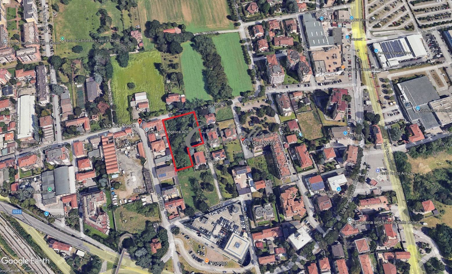 Terreno edificabile residenziale in vendita a Busto Arsizio
