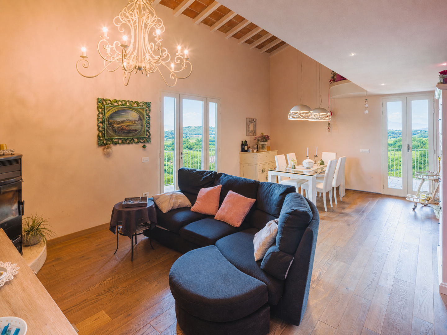 Villa con giardino a Peccioli