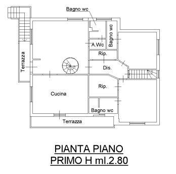 Casa indipendente con giardino a Cecina