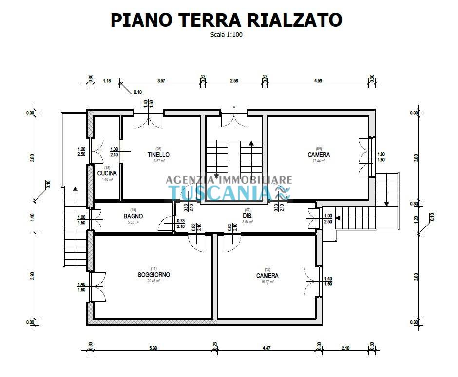 Villa Bifamiliare con giardino, Cecina marina