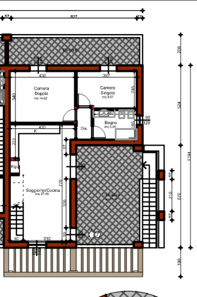 Quadrilocale con giardino a Pisa