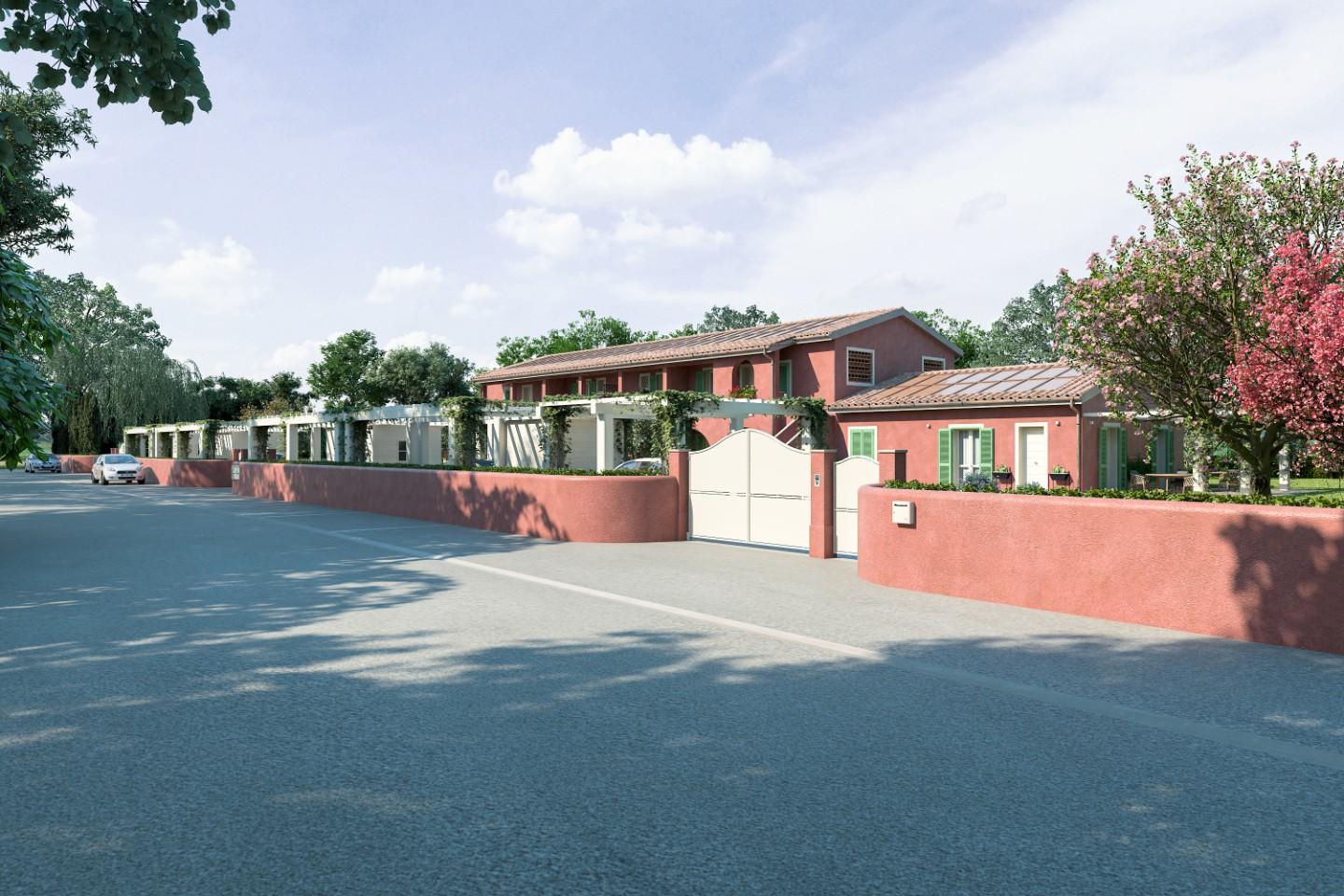 Villa con giardino a Calcinaia