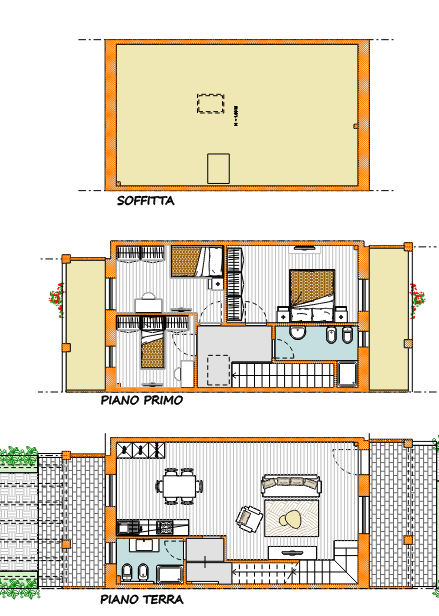 Villa con giardino a Calcinaia