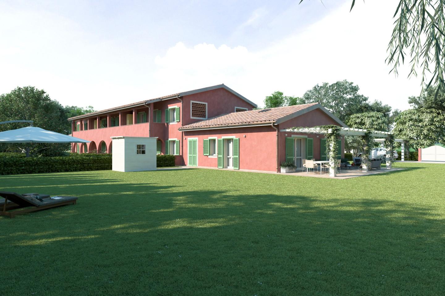 Villa con giardino a Calcinaia