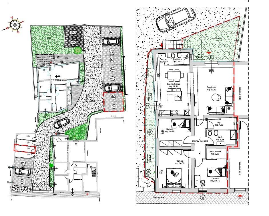 Appartamento con giardino, Cascina san frediano a settimo