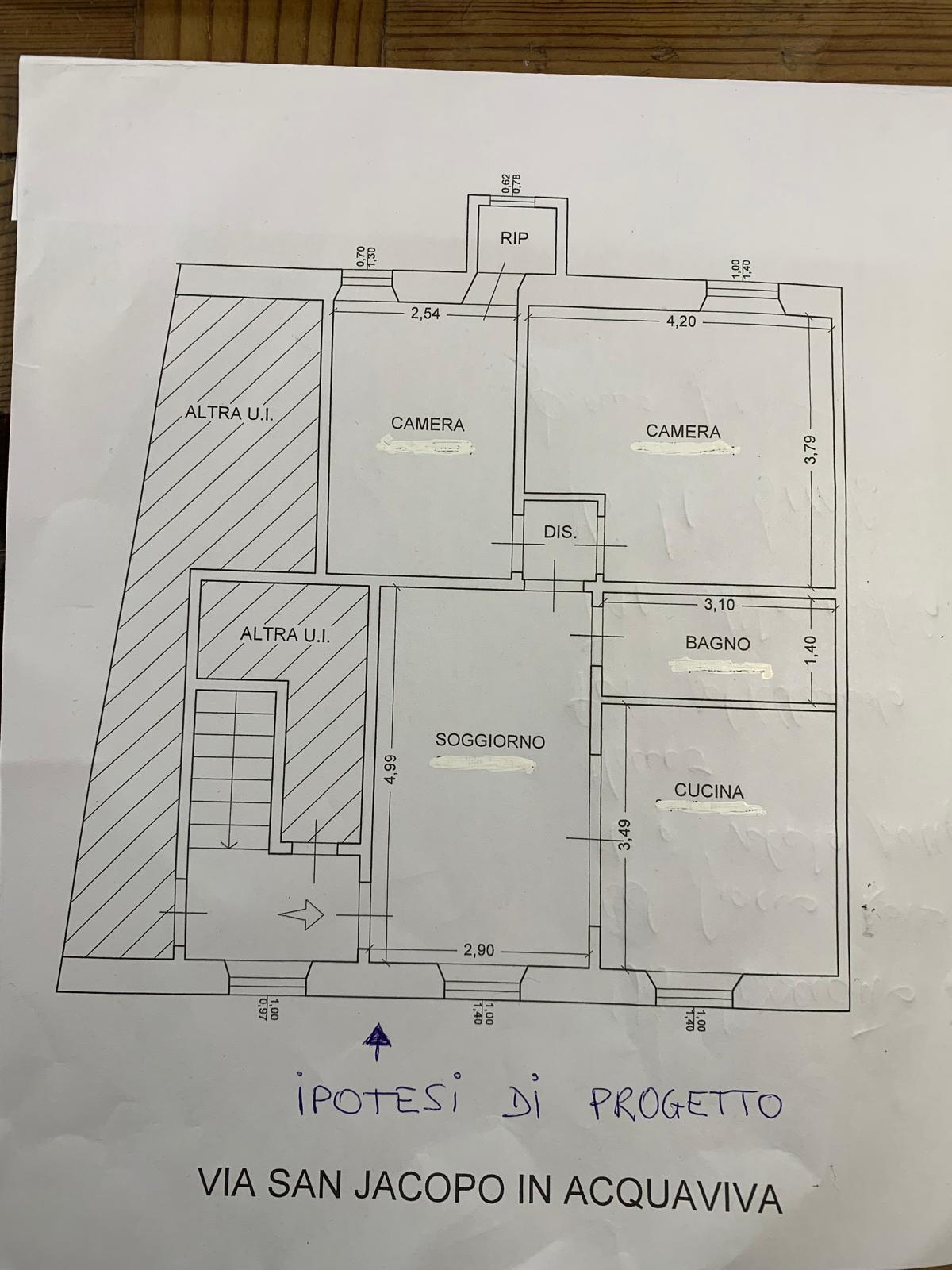 Trilocale da ristrutturare, Livorno s. jacopo