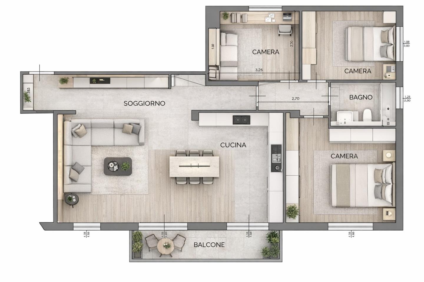 Quadrilocale in vendita, Livorno roma