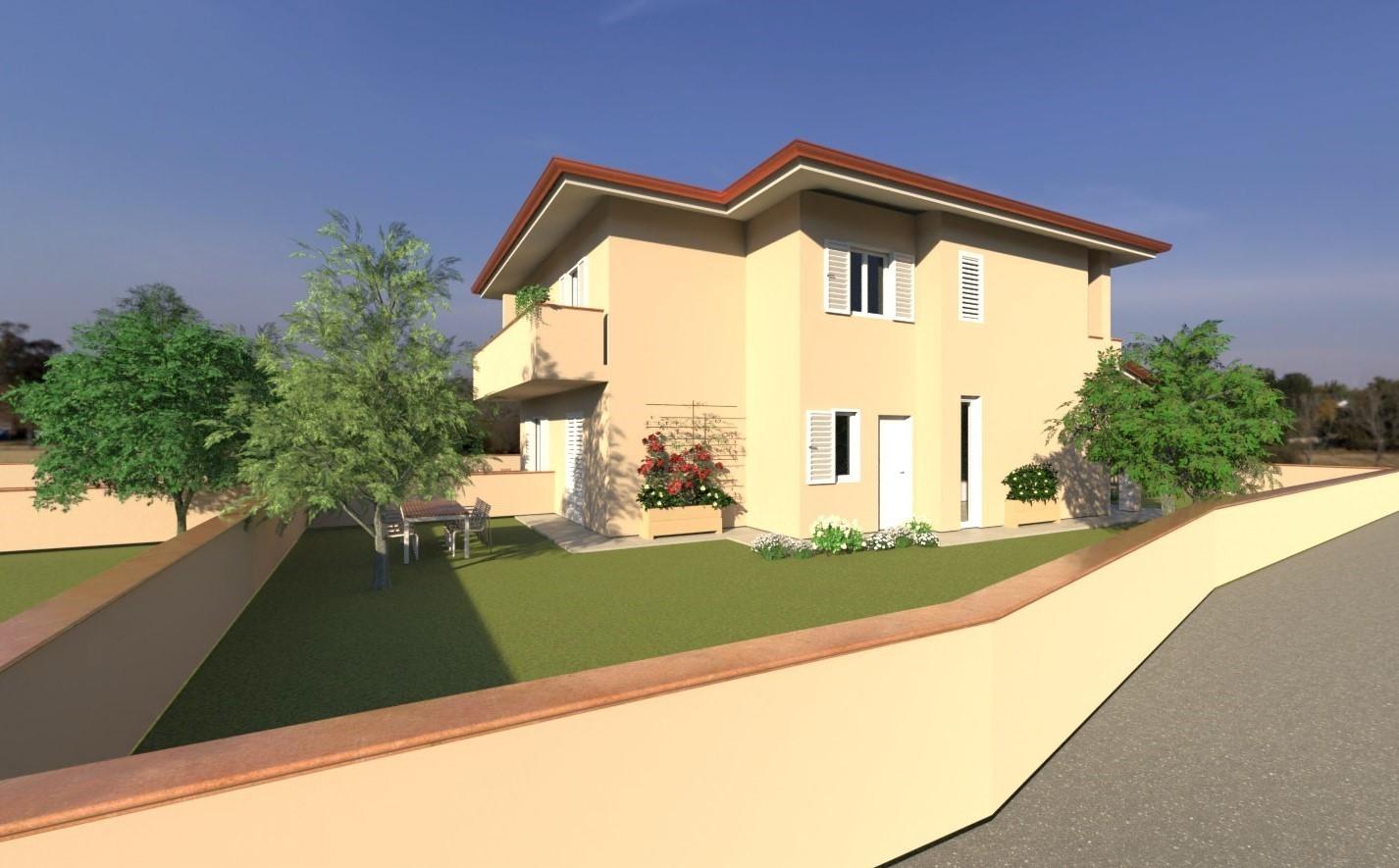 Trilocale con giardino a San Miniato