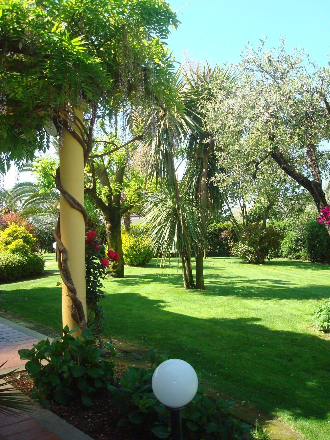 Villa con giardino a Montignoso