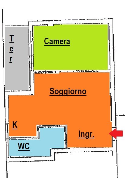 Appartamento Bilocale con terrazzo a Carrara - marina di carrara - 01