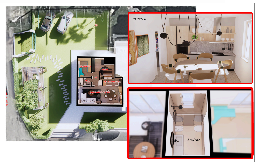 Casa indipendente con giardino a Ortonovo