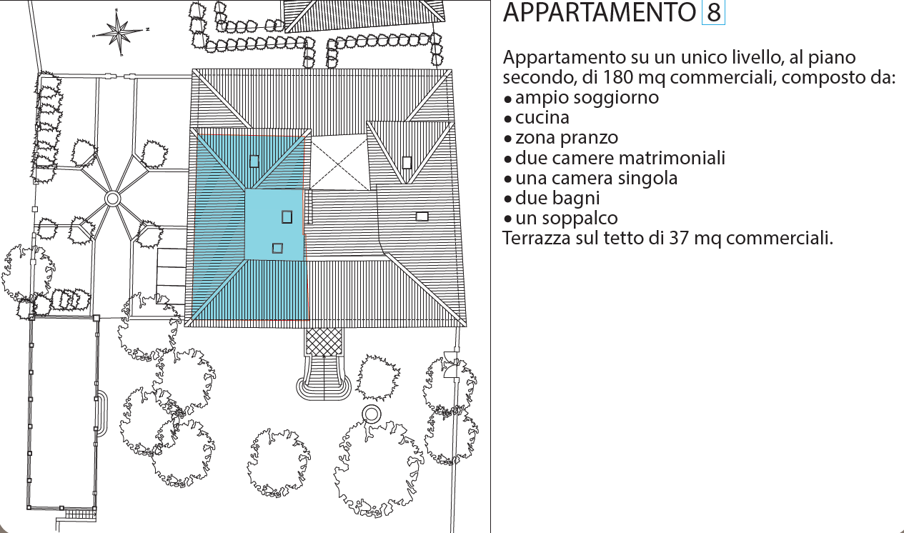 Appartamento con terrazzo, Sovicille carpineto