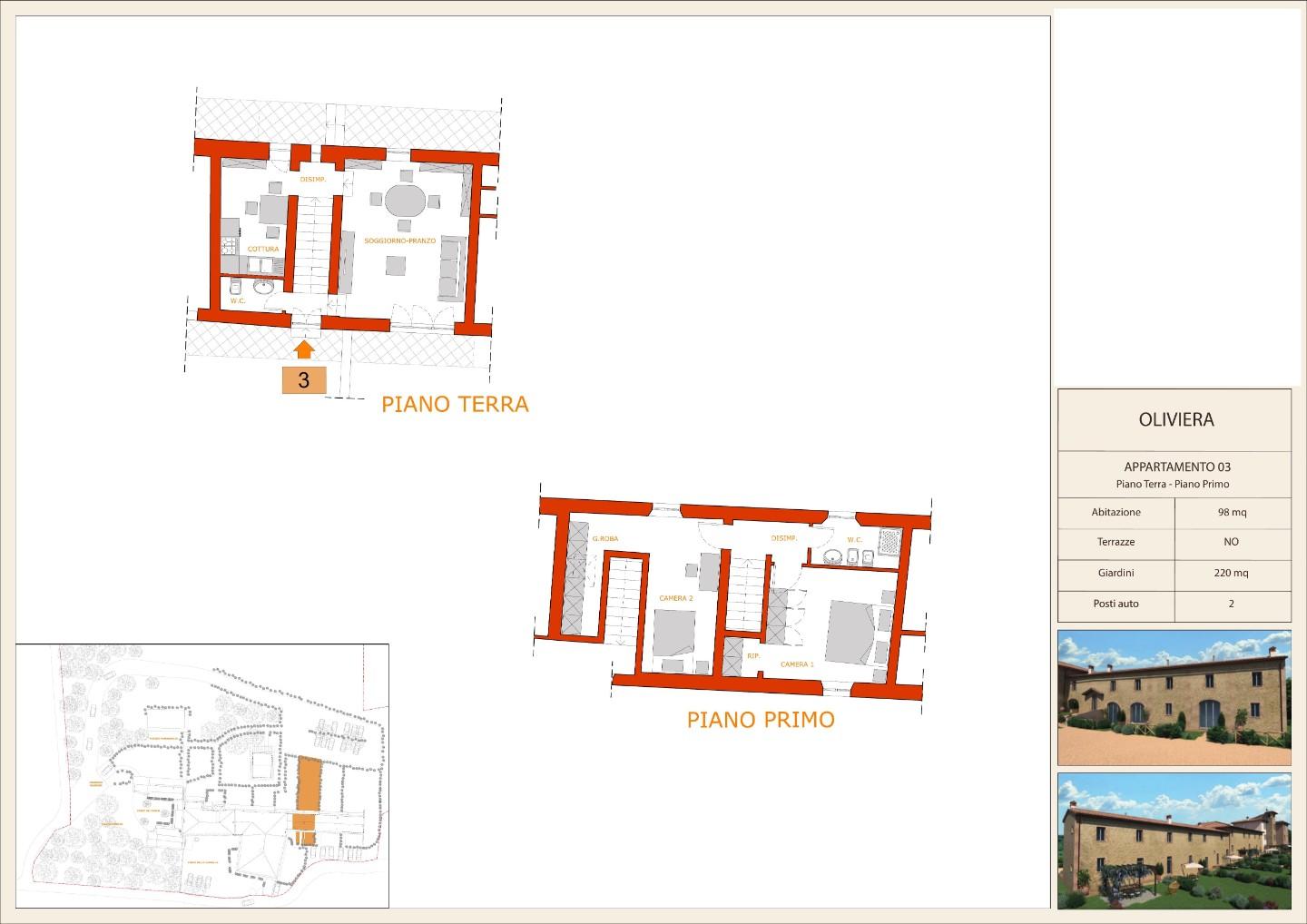 Quadrilocale con giardino a Siena
