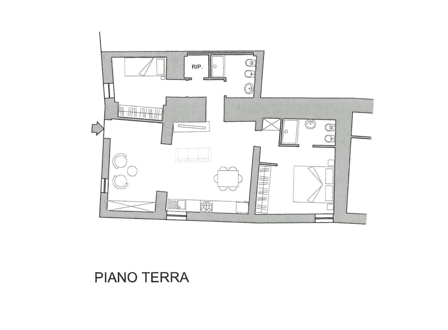 Quadrilocale ristrutturato a Siena