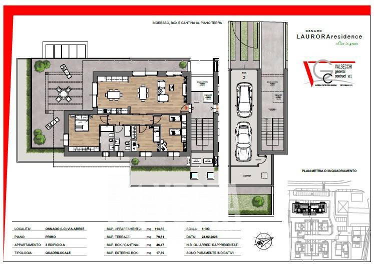 Appartamento in vendita a Osnago, Orane