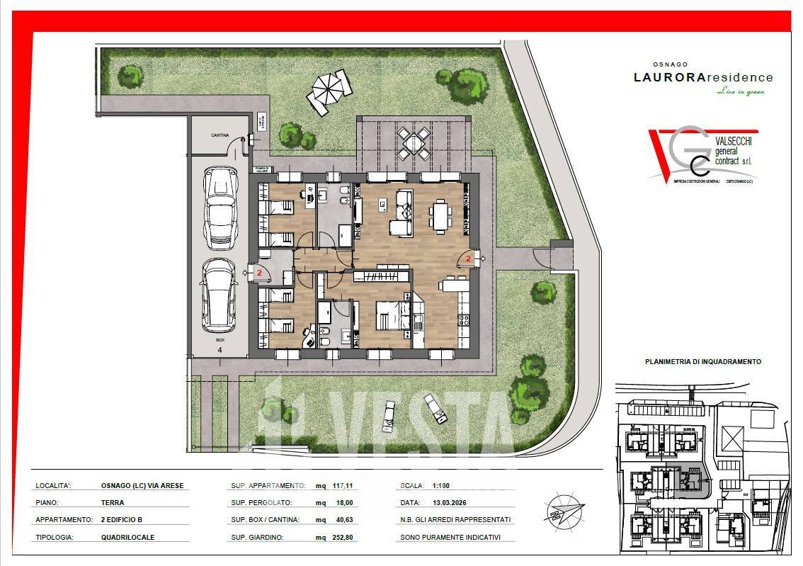 Appartamento in vendita a Osnago, Orane