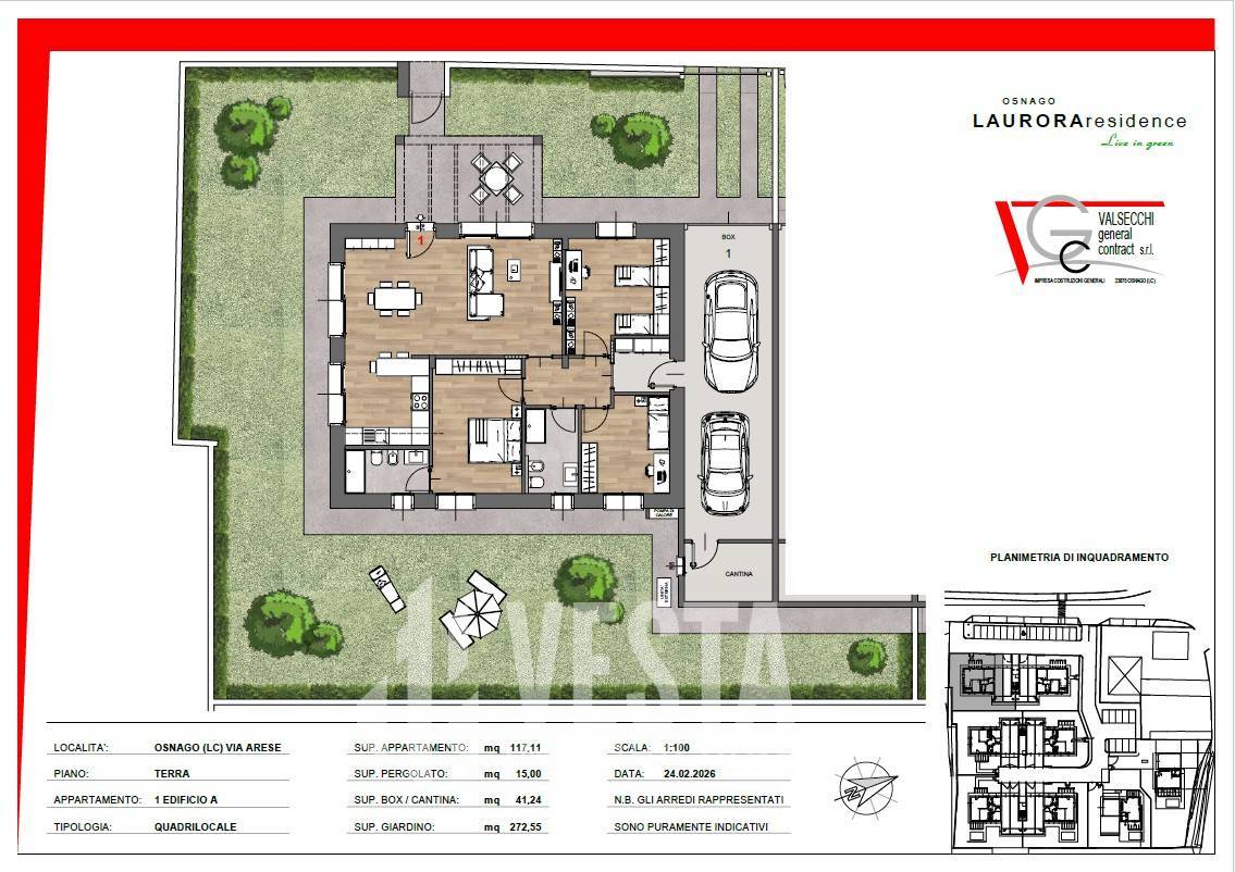 Appartamento in vendita a Osnago, Orane