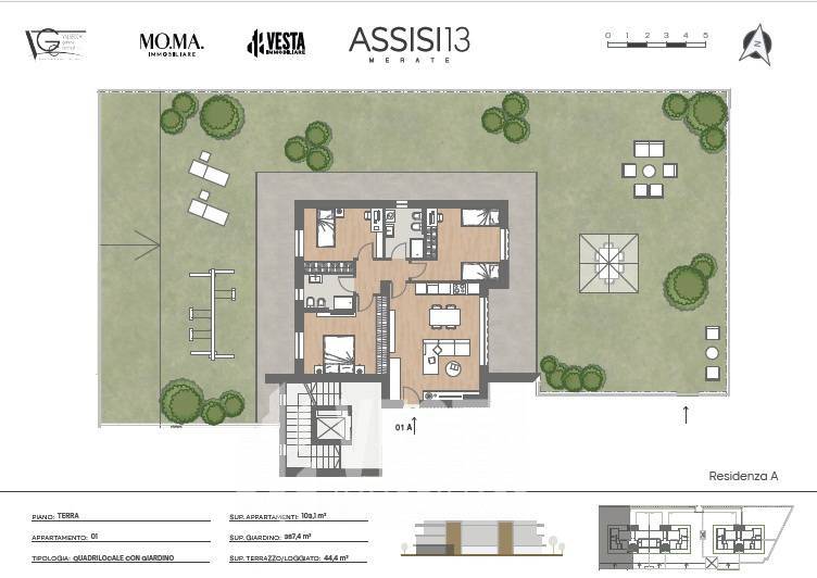 Appartamento in vendita a Merate