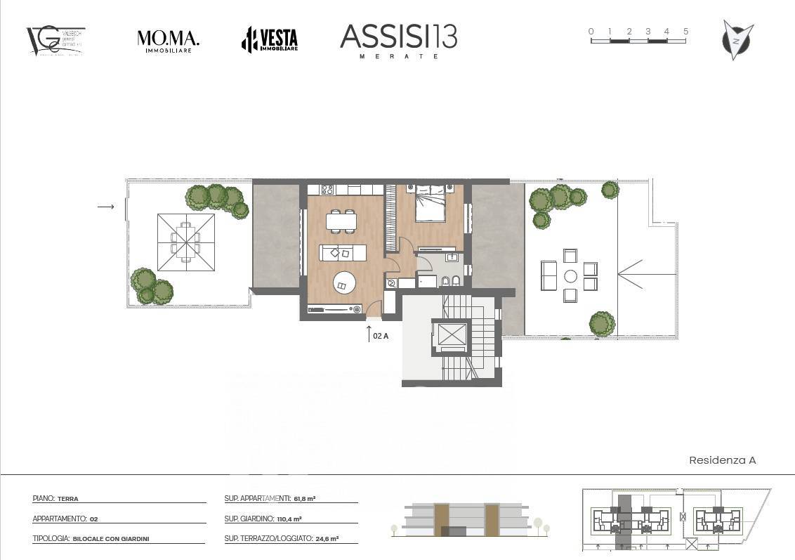 Appartamento in vendita a Merate