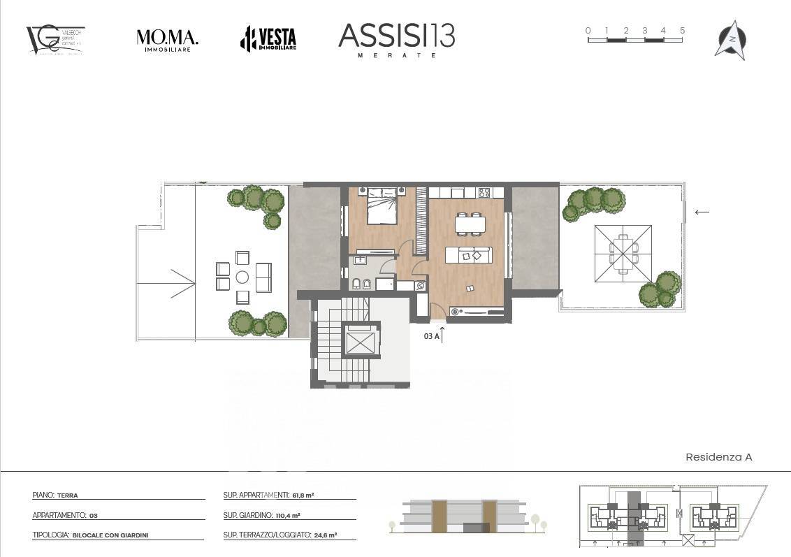 Appartamento in vendita a Merate
