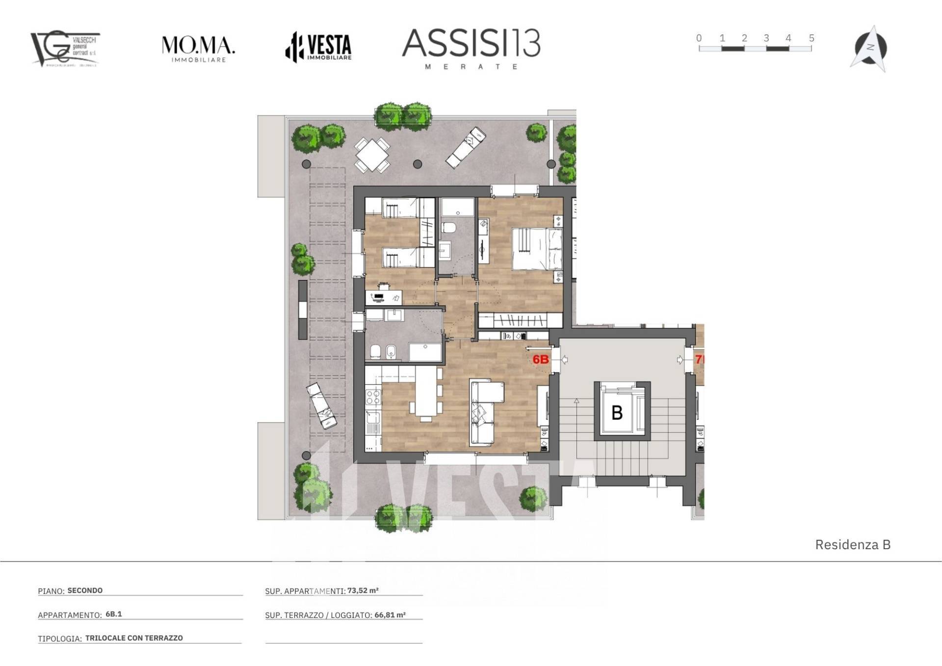 Appartamento in vendita a Merate