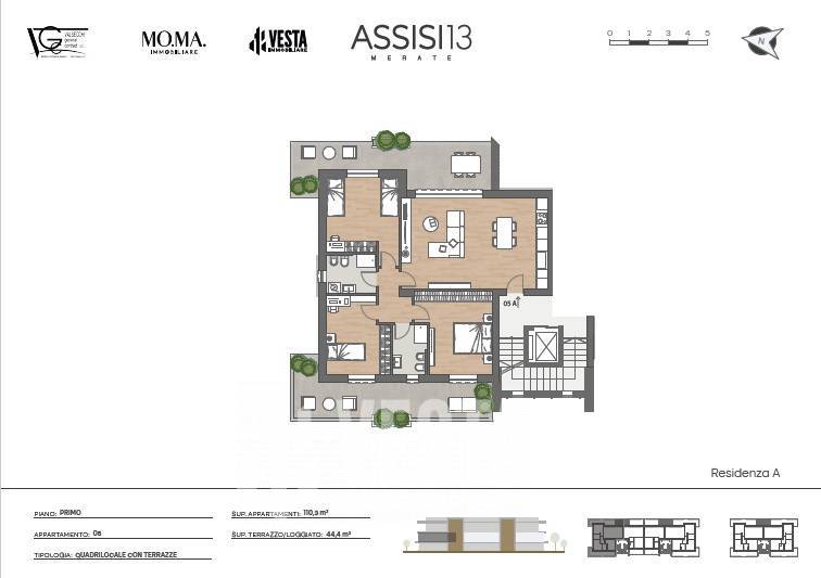 Appartamento in vendita a Merate