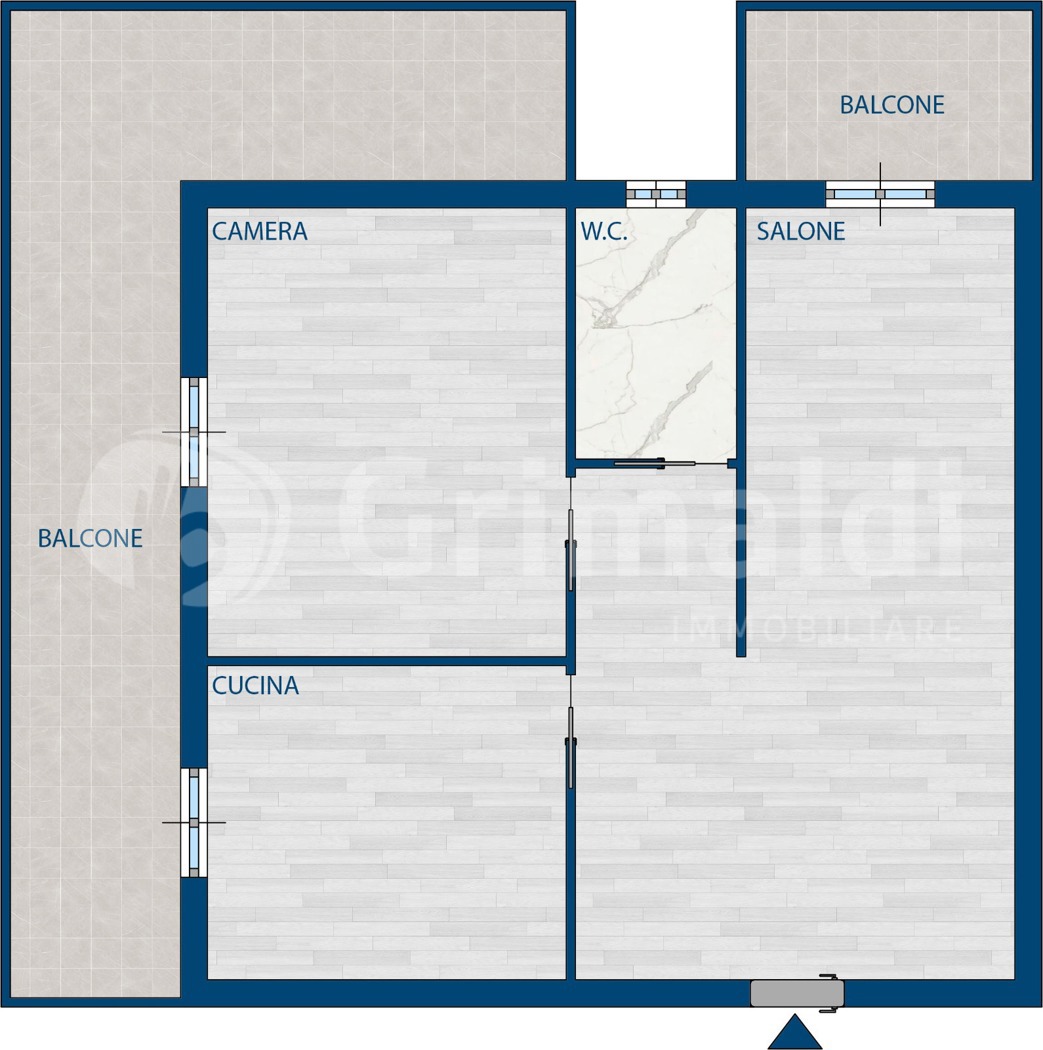 Bilocale in affitto a Quarto