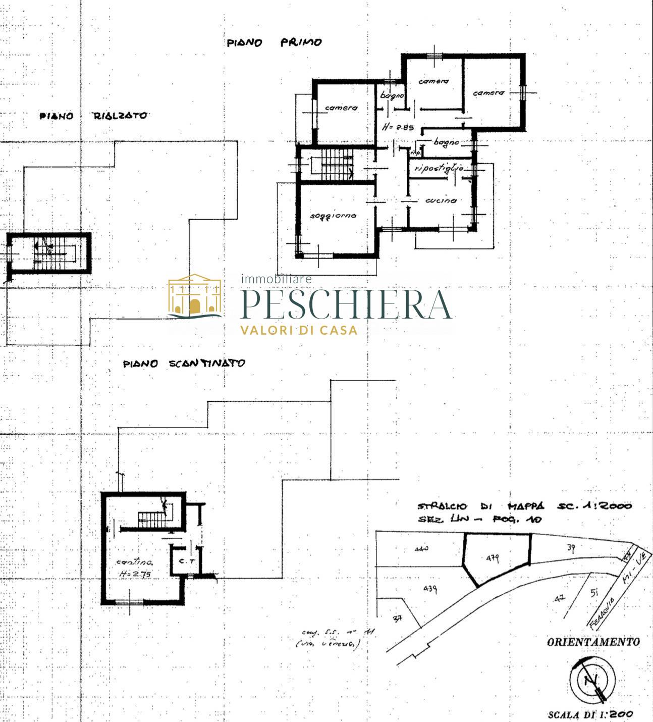 Casa indipendente con terreno in vendita a Peschiera del Garda, Vicinanze Ospedale