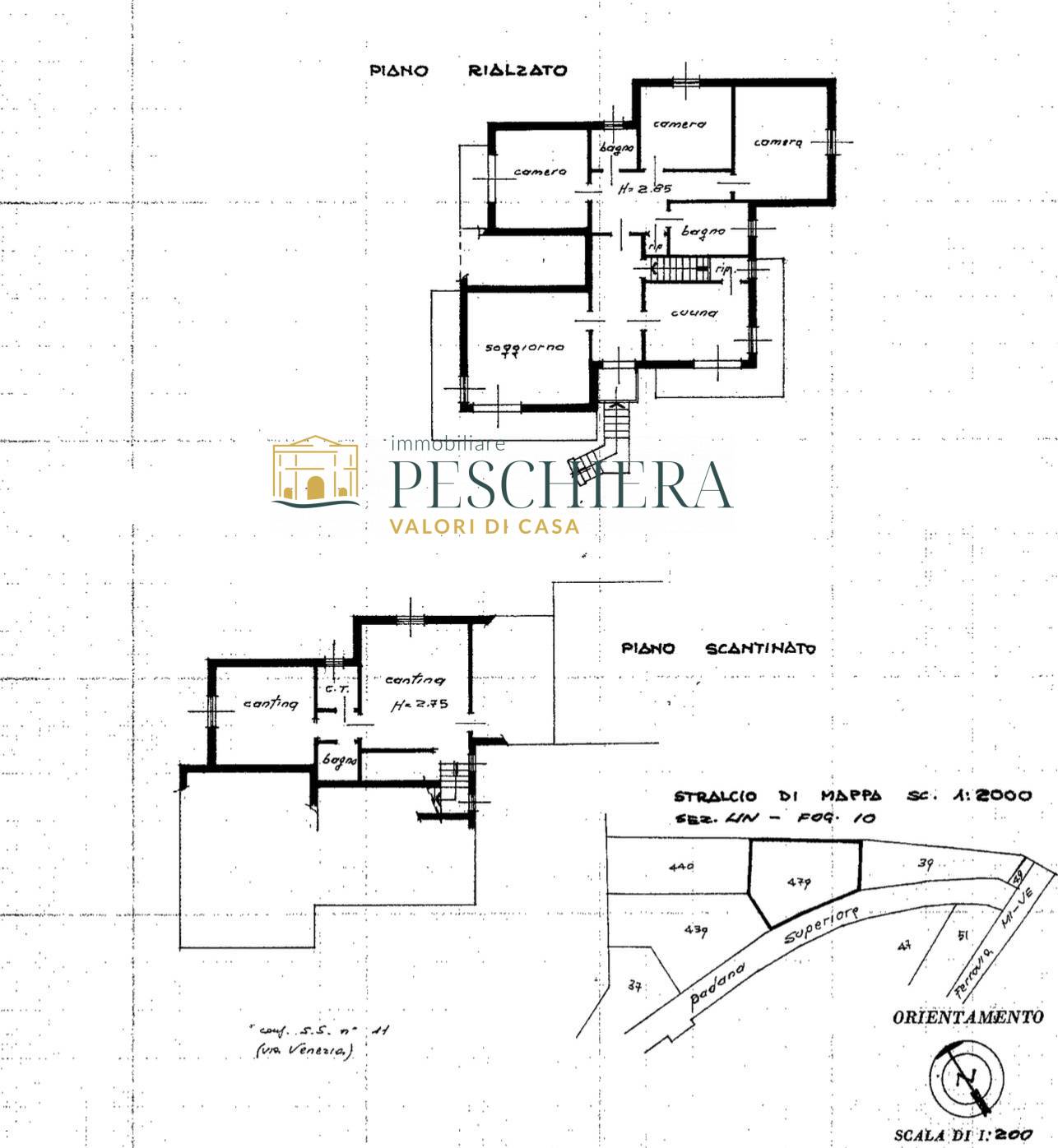 Casa indipendente con terreno in vendita a Peschiera del Garda, Vicinanze Ospedale