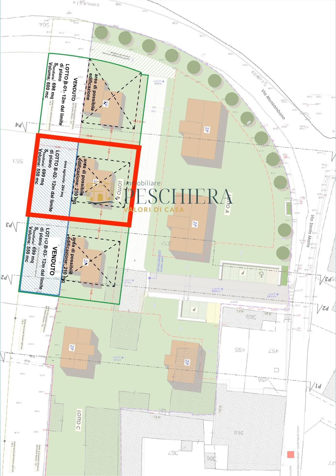 Terreno edificabile in vendita a Pozzolengo, Centro