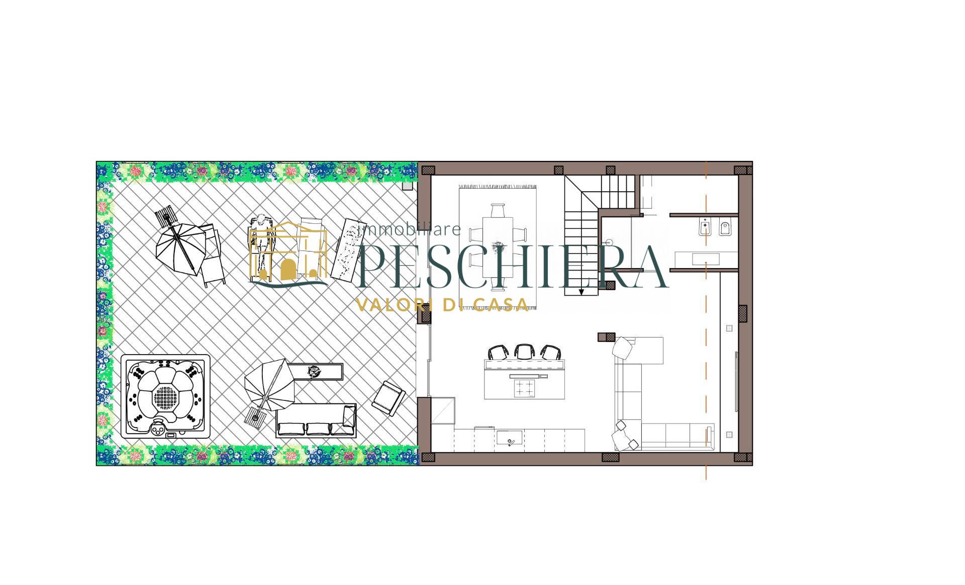 Attico in vendita a Castelnuovo del Garda, Ronchi