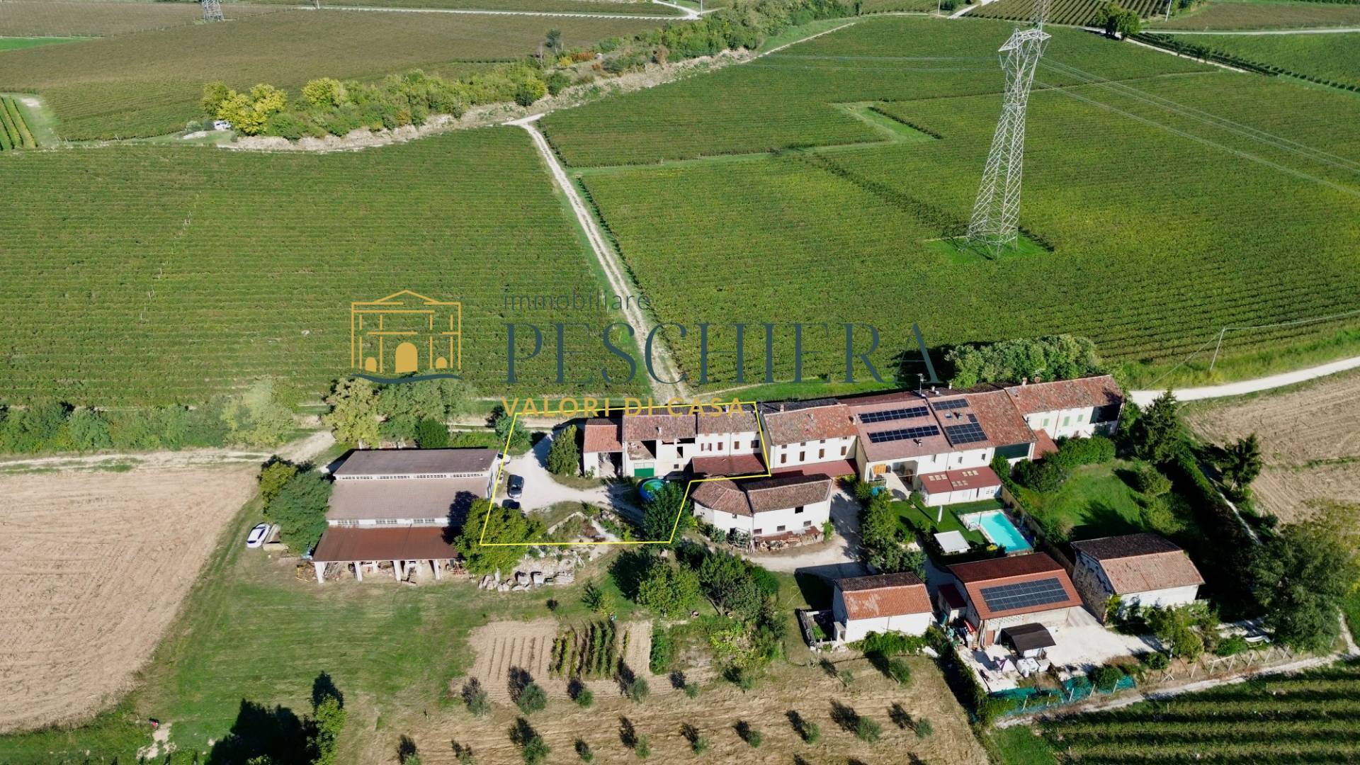 Casa indipendente con terreno in vendita a Pozzolengo