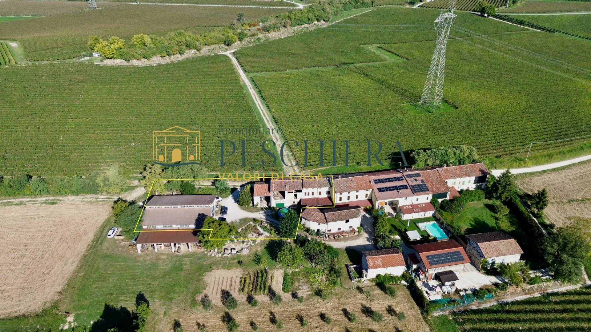 Casa indipendente con terreno in vendita a Pozzolengo