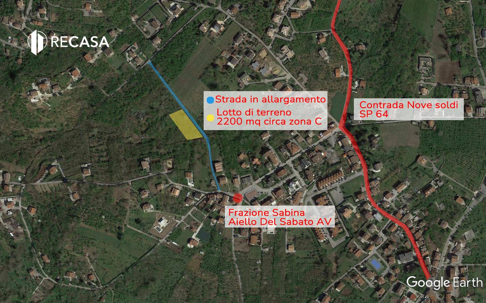 Terreno edificabile in vendita a Aiello del Sabato