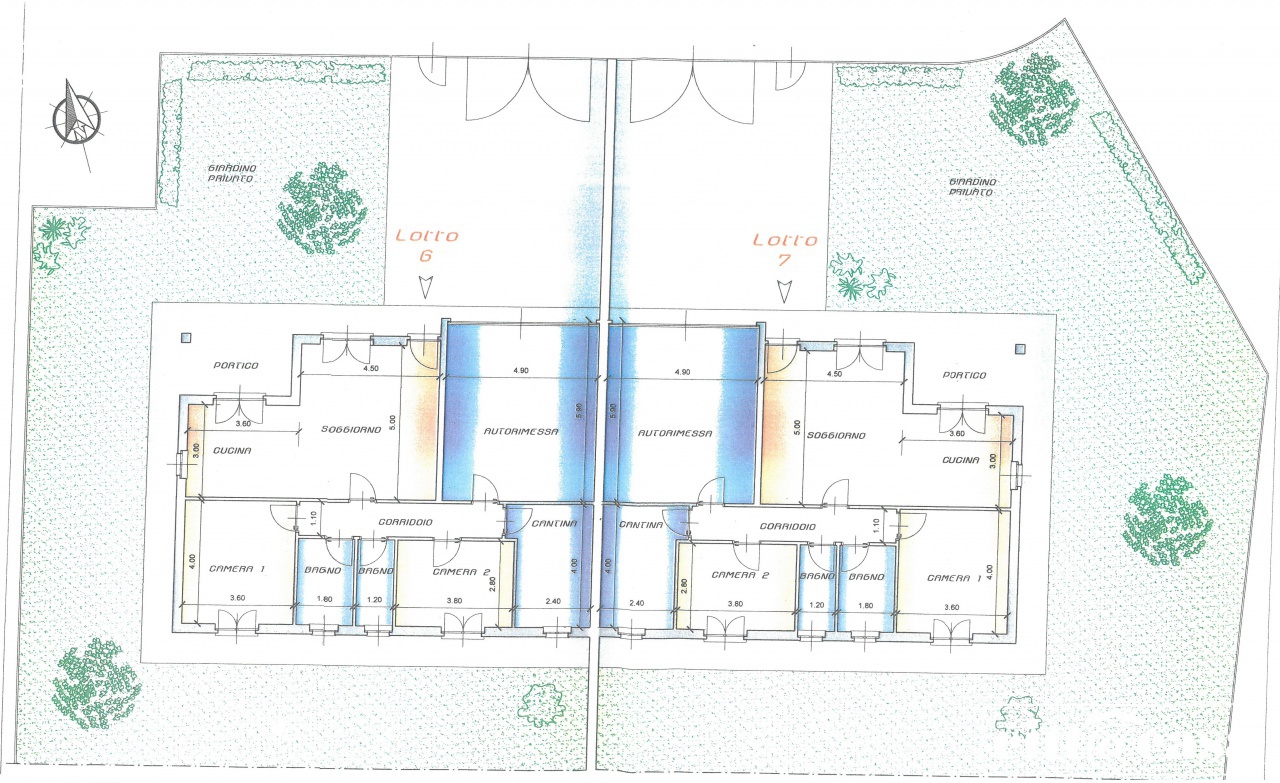 Villa con giardino a Crescentino