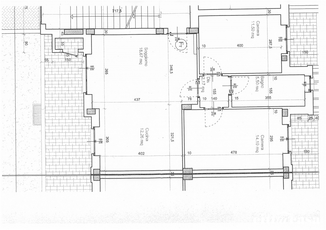 Trilocale con box in via traversa mazzini, Torrazza Piemonte