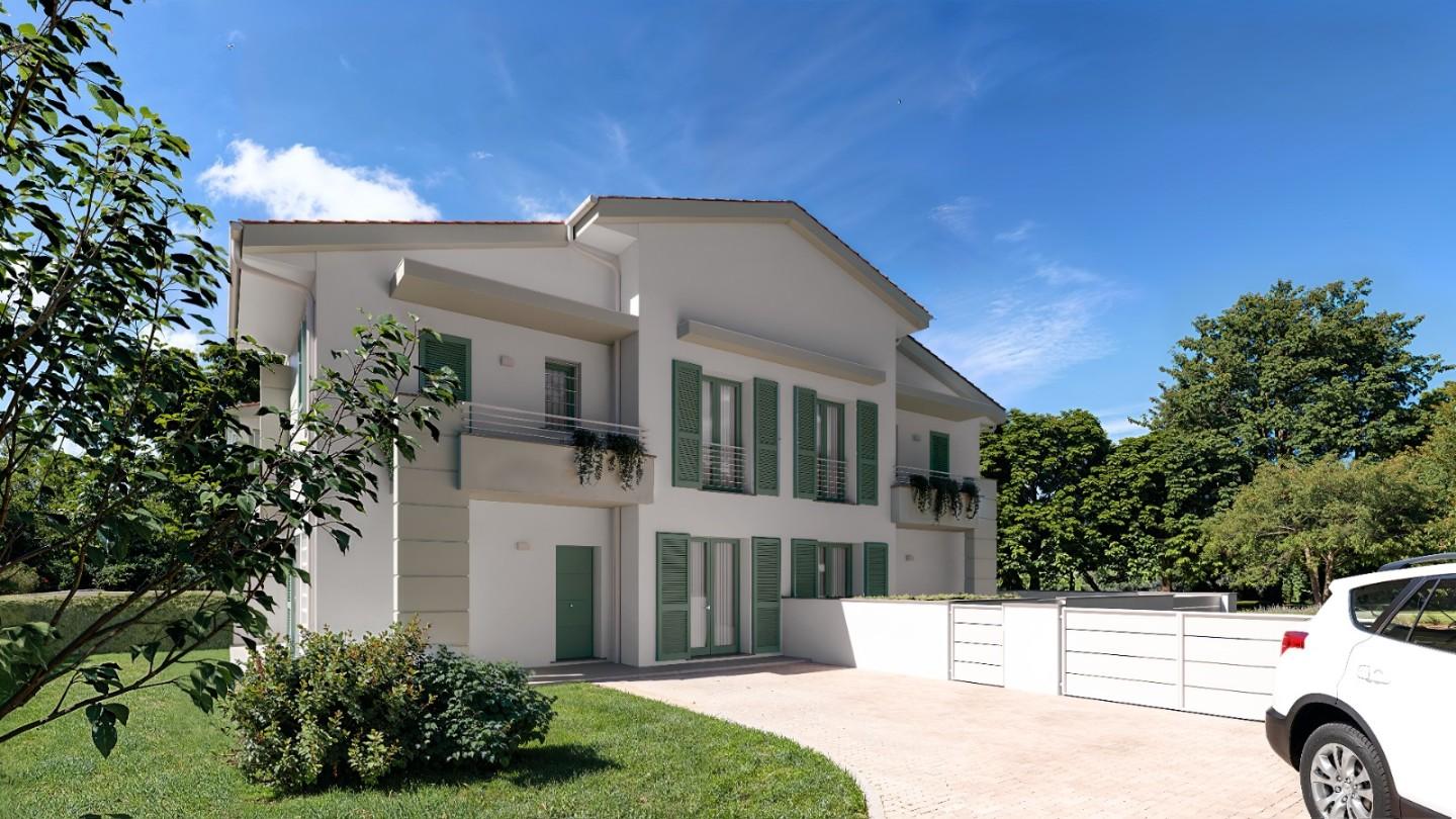 Villa Quadrifamiliari con giardino, Pontedera la borra