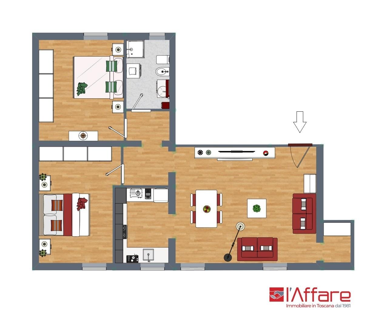 Quadrilocale nuovo a Ponsacco