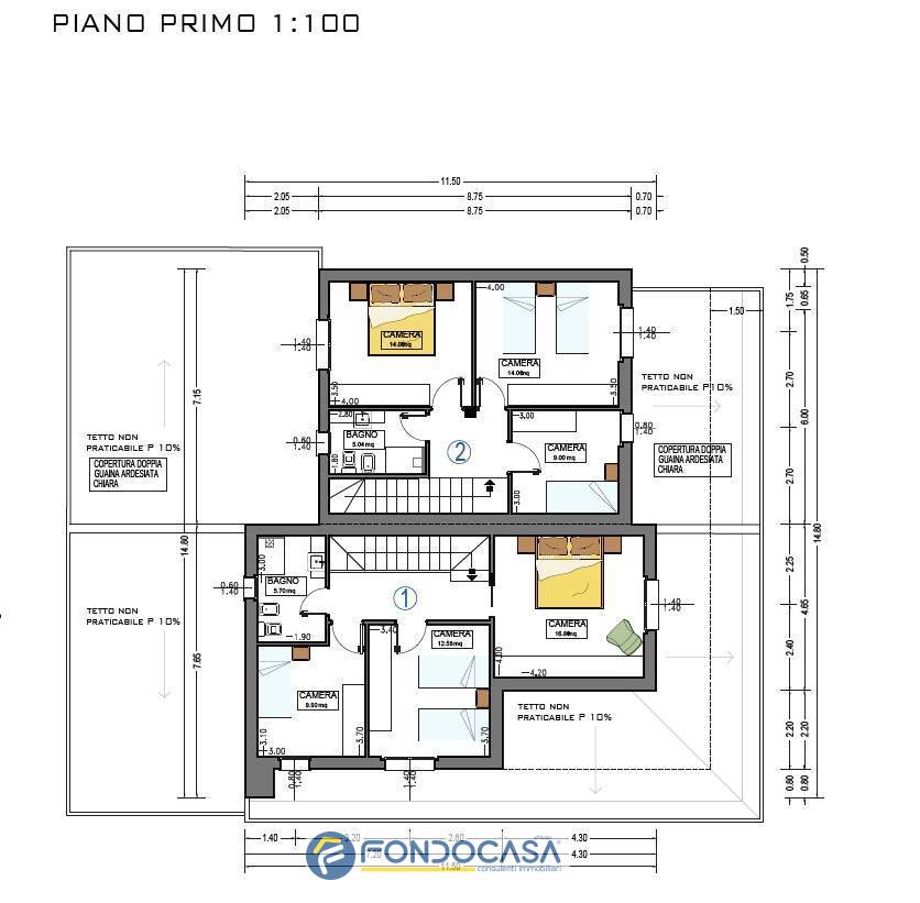 Villa bifamiliare in vendita a Ospitaletto