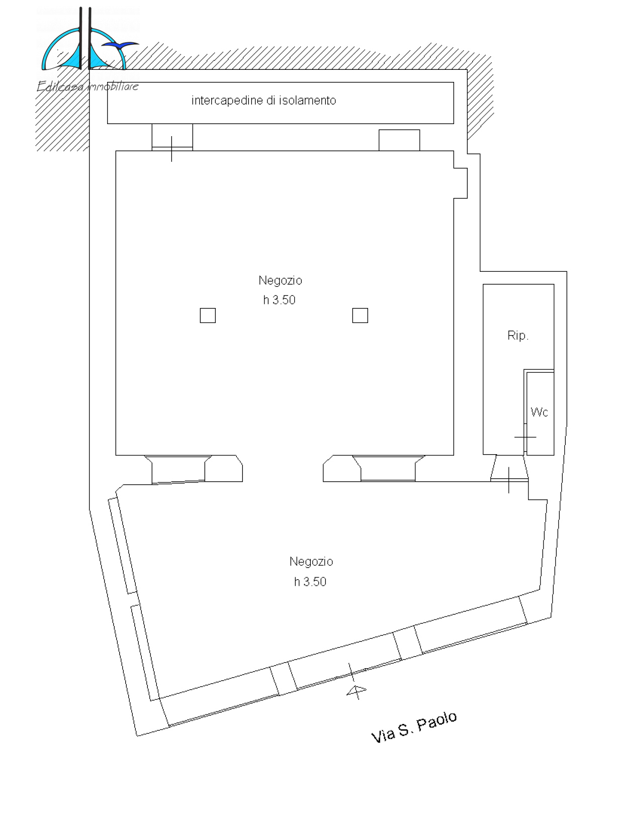 Locale commerciale in vendita a Poggio Mirteto, Poggio Mirteto Scalo