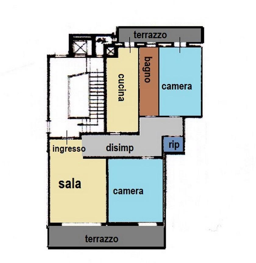 Appartamento con terrazzi, Camaiore lido di