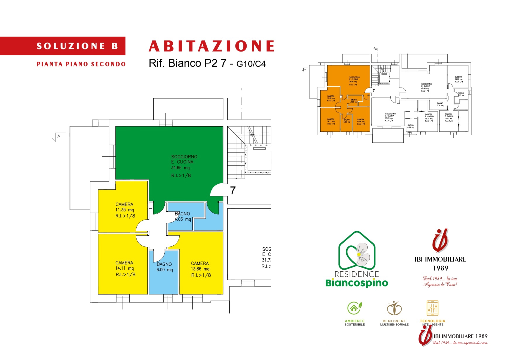 Quadrilocale classe A4, Castel d'Azzano beccacivetta