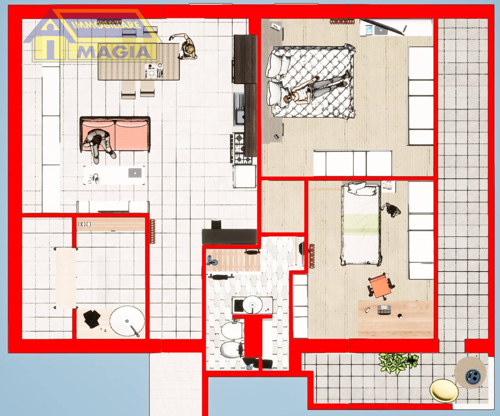 Appartamento in vendita a Monsampolo del Tronto, Stella di Monsampolo