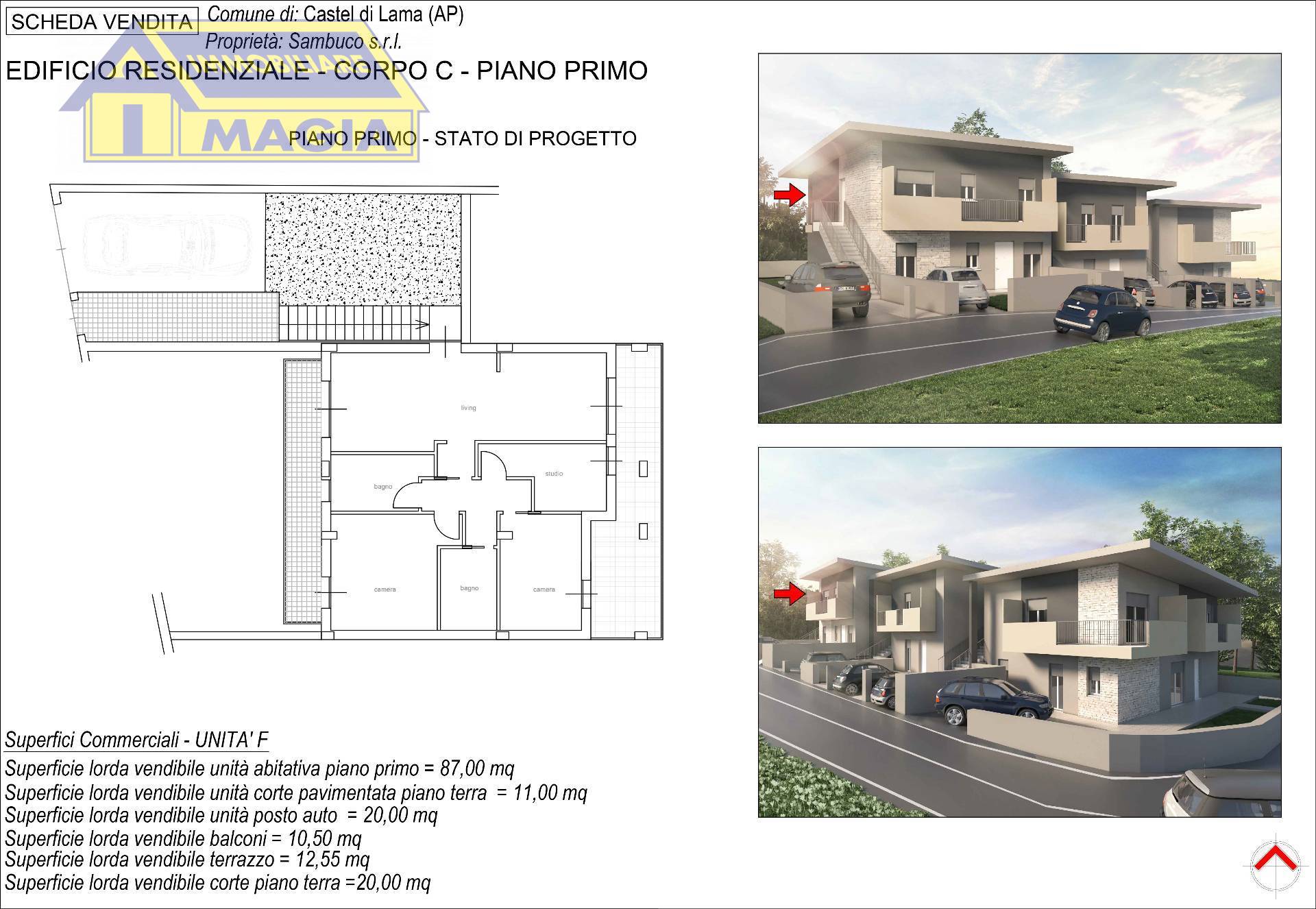 Terreno edificabile in vendita a Castel di Lama