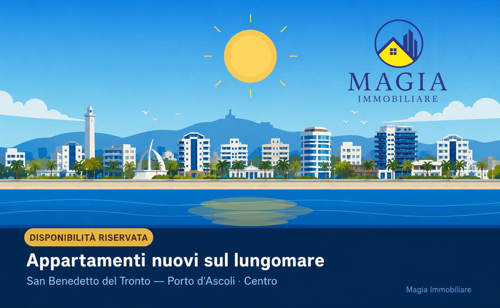 Appartamento in vendita a San Benedetto del Tronto, Lungomare (Tra Spiaggia e Ferrovia)