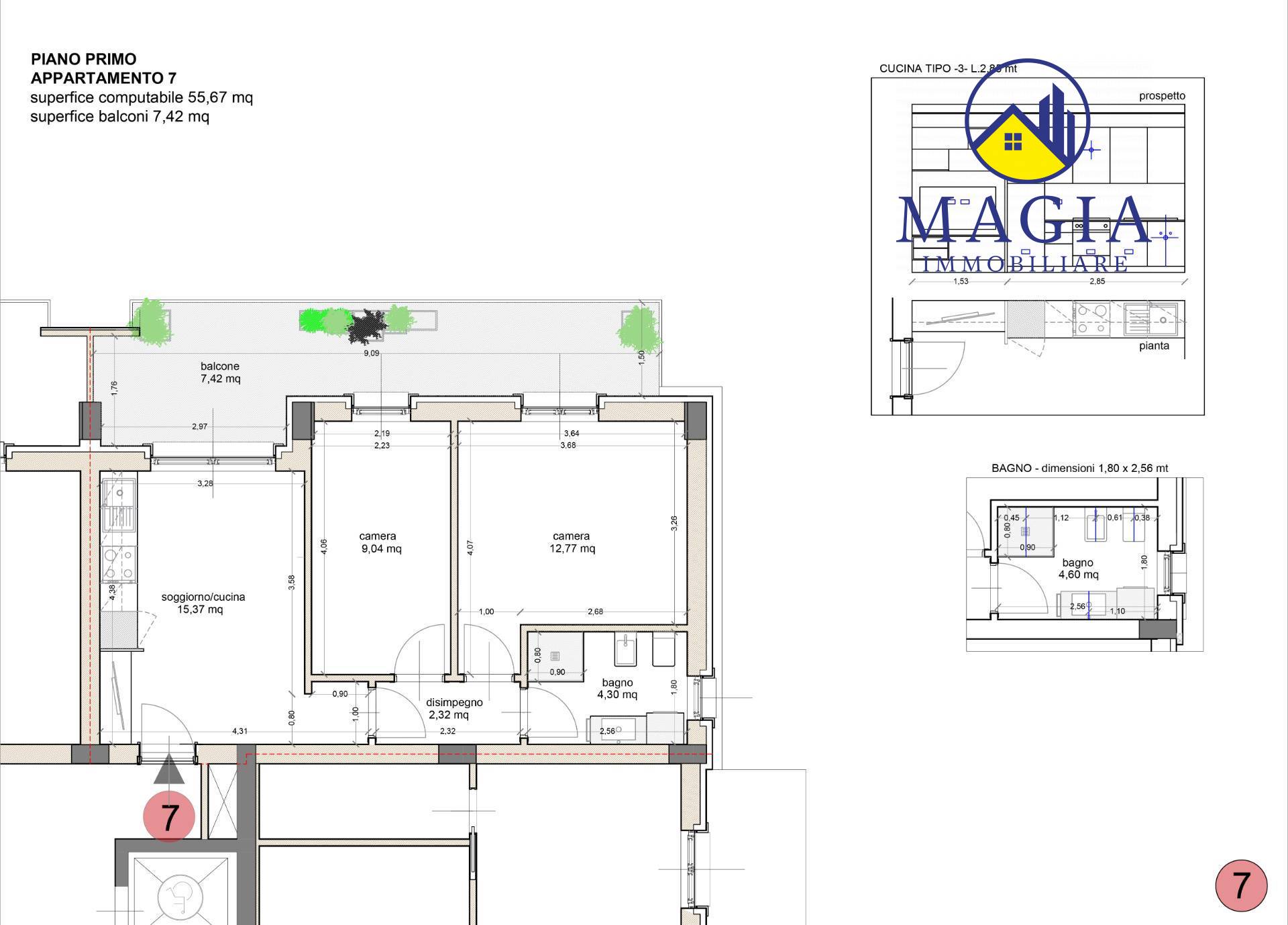 Appartamento in vendita a San Benedetto del Tronto, Lungomare (Tra Spiaggia e Ferrovia)